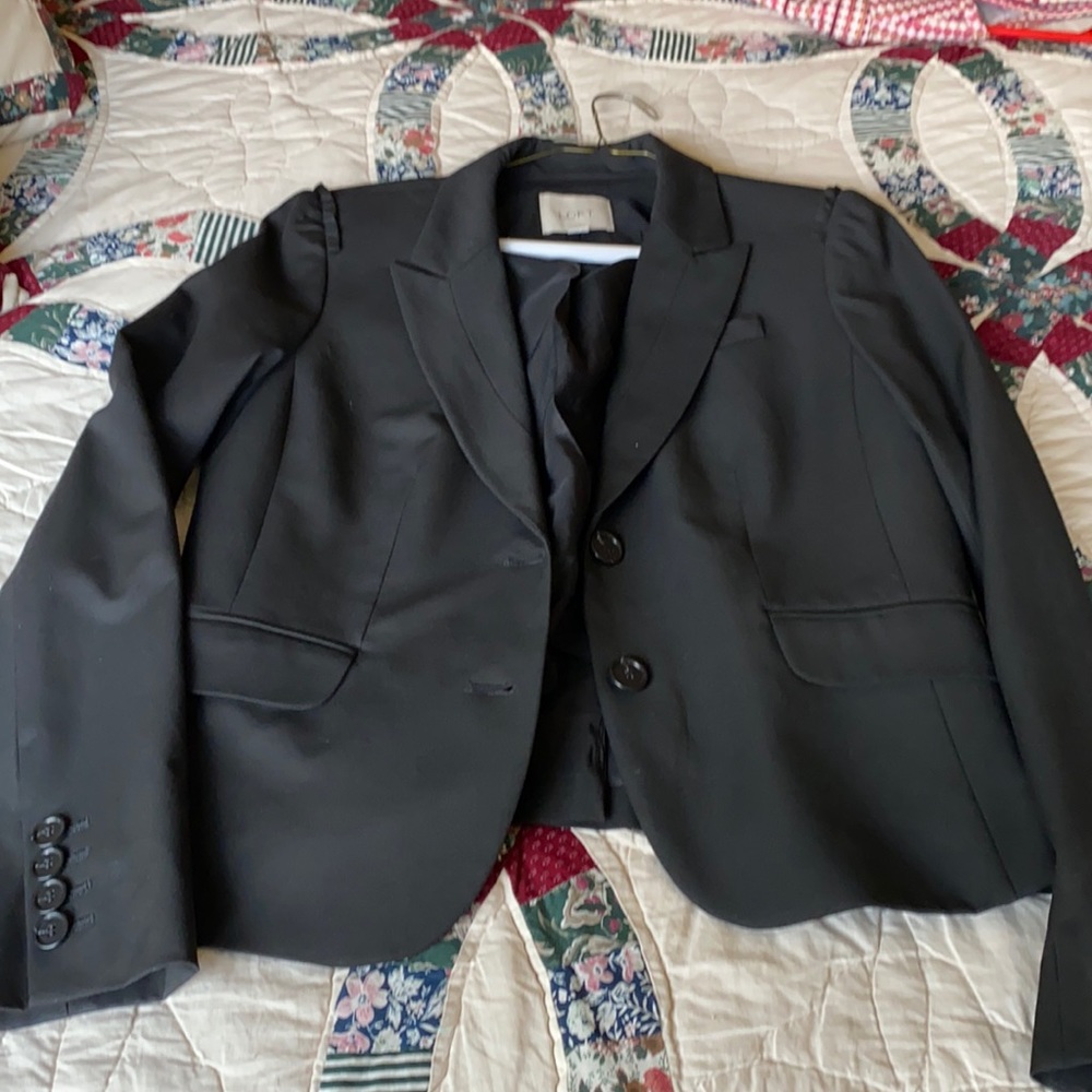 Loft black size 10 blazer